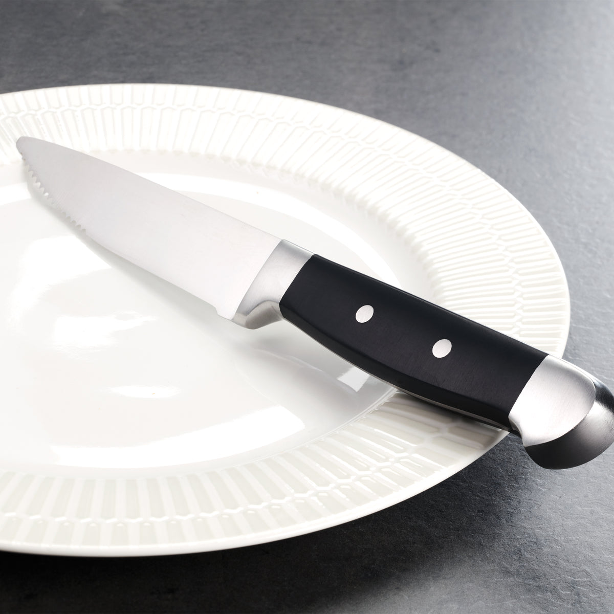 Epicure Black 4 Piece Steak Knife Set – Oneida