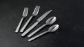 Chef's Table Hammered 18/0 45-Pc. Flatware Set, Service For 8