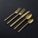 Allay Champagne 20 Piece Everyday Flatware Set, Service For 4