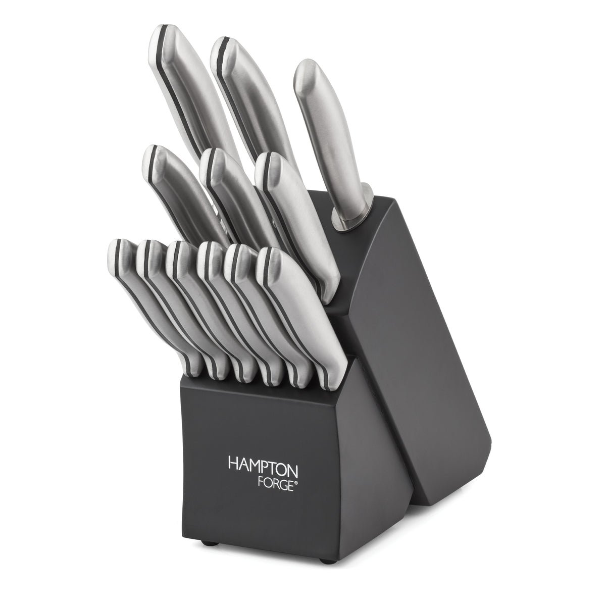 Hampton Forge 5 Piece Kobe Utility Cutlery Block Set In Cb - Metallic -  Yahoo Shopping