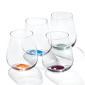 Bottoms Up Stemless Wine Glasses, Set Of 4