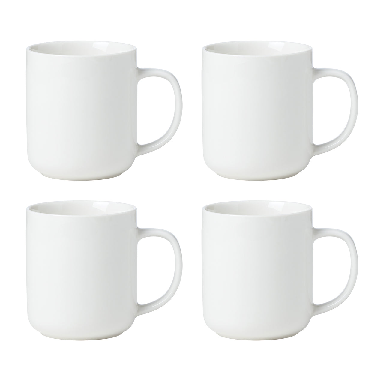 24 Seven White Mugs, Set Of 4 – Oneida
