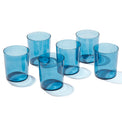 Stackables Blue Tall Glasses, Set of 6
