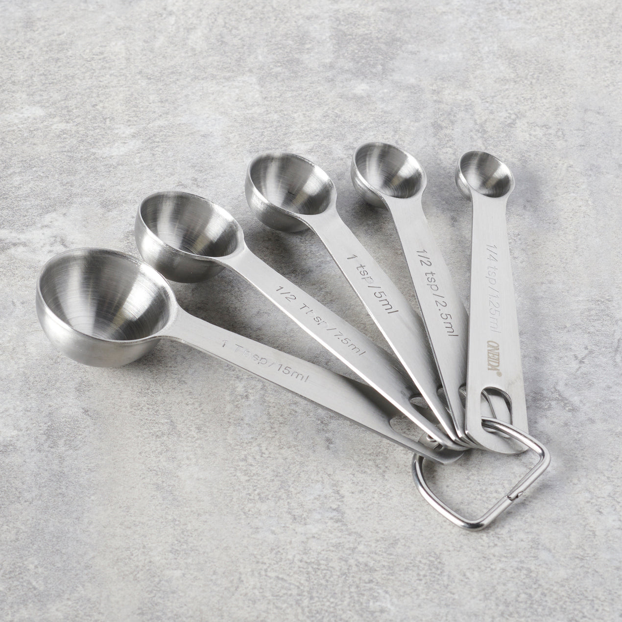 Stainless Steel 4 piece Measuring Spoon Set