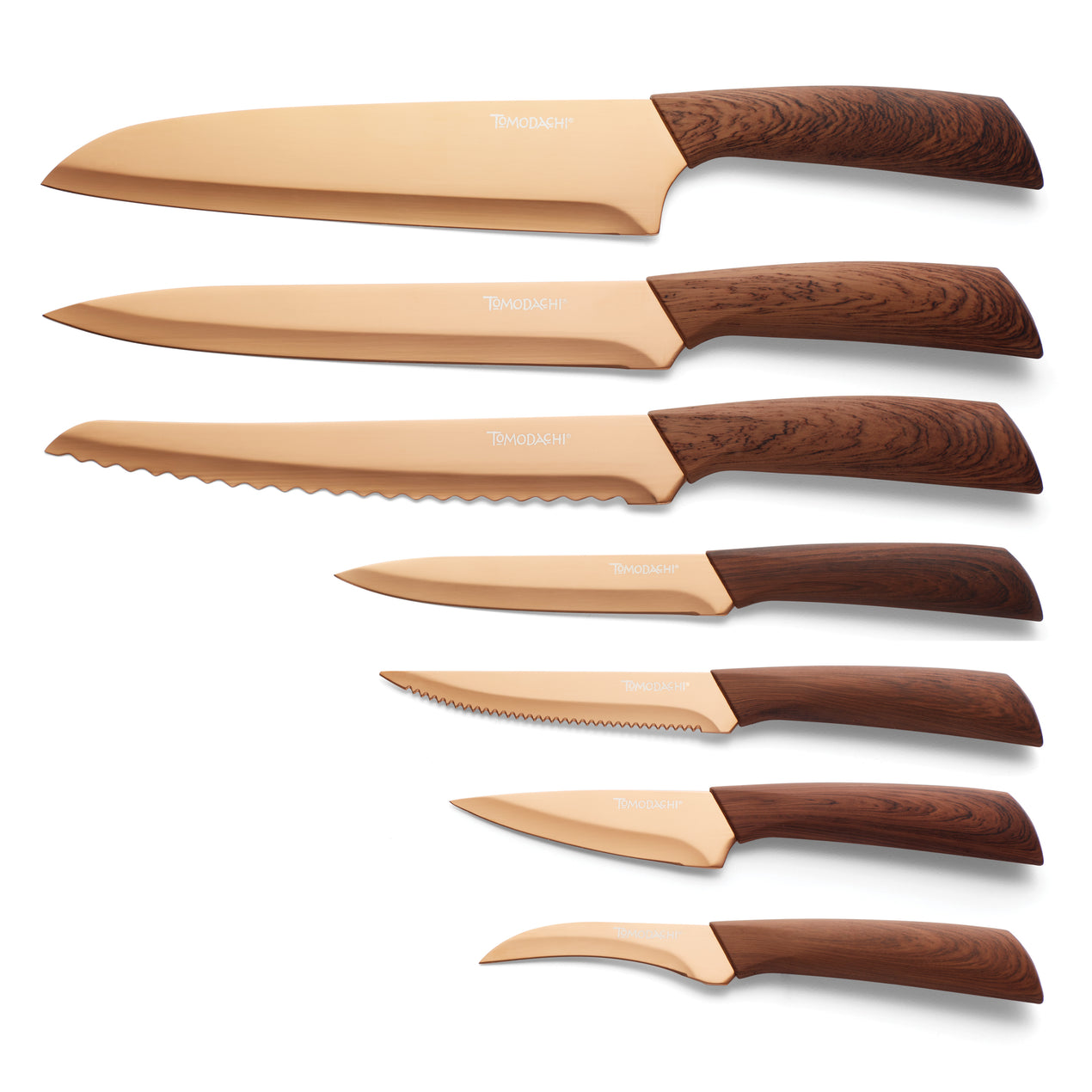 Hampton Forge Tomodachi Knife Set - 6-Piece Set Includes 3
