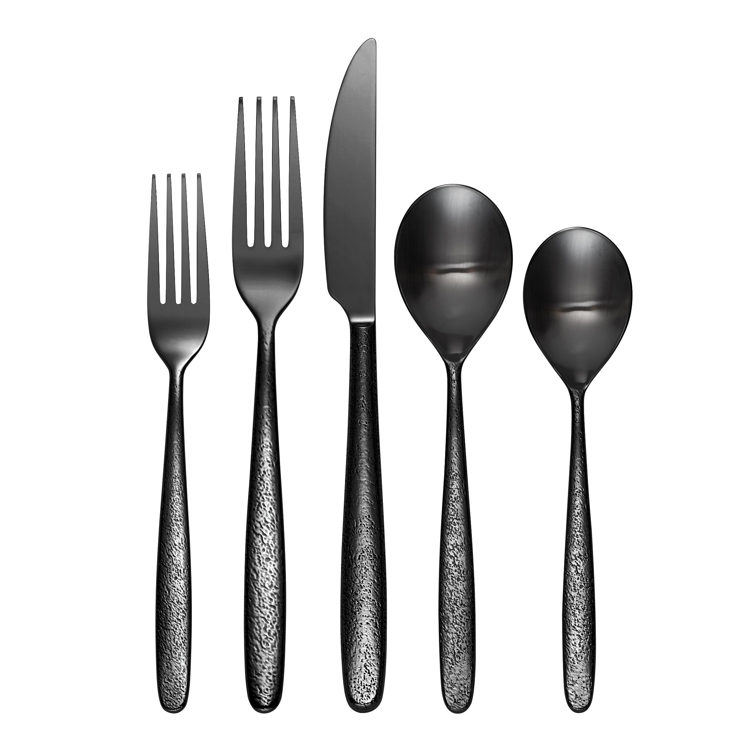 Rainbow Black 12 Piece Cutlery Set – Oneida