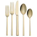 Allay Champagne 20 Piece Everyday Flatware Set, Service For 4