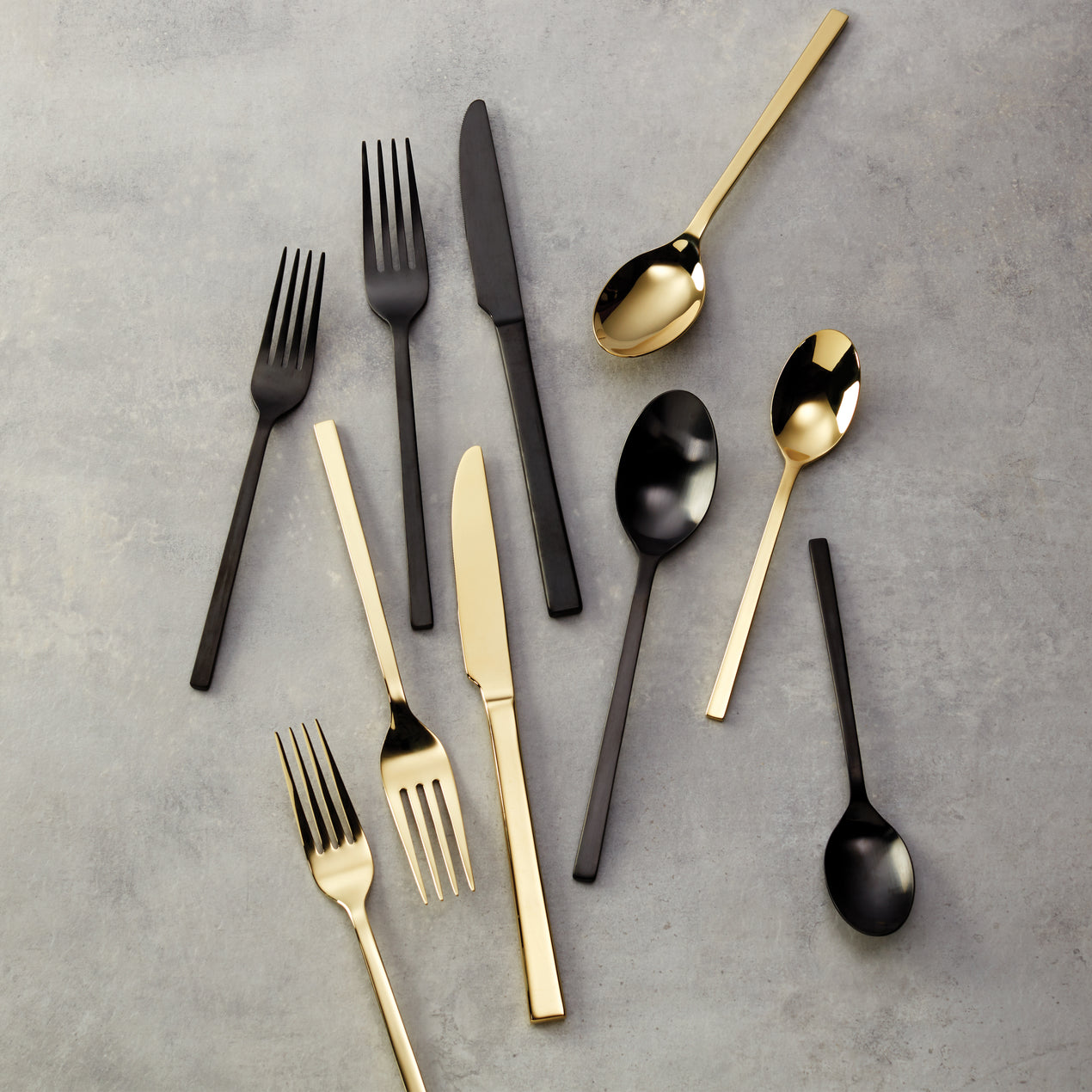 42 Pieces Gold Cutlery Set, Tableware Black Silverware Set, Gold Black  Flatware Set 42 Pieces, Black Gold Cutlery Set Tableware Cutlery Set 