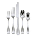 Brushed Satin Voss 45 Piece Everyday Flatware Set, Service For 8