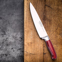 Rorik Red 8" Chef Knife/ Clear Blade Guard