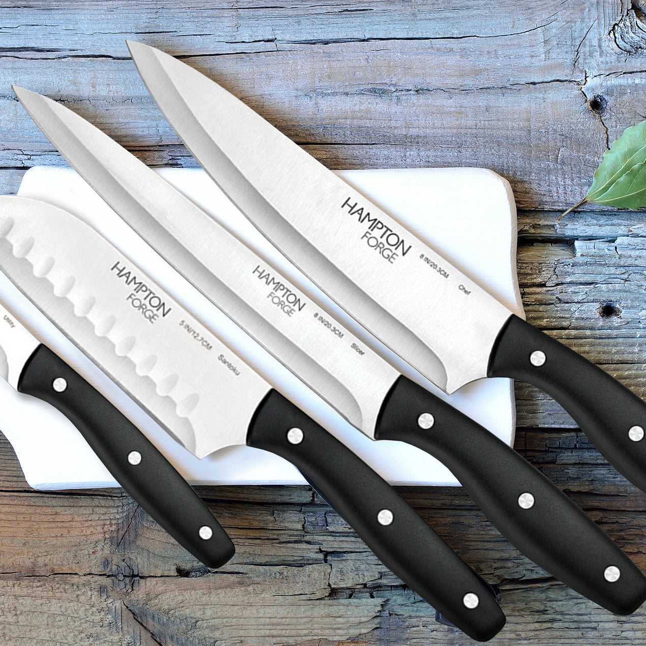 Oneida Stainless Steel Kitchen Knife Block Set (18-Piece)
