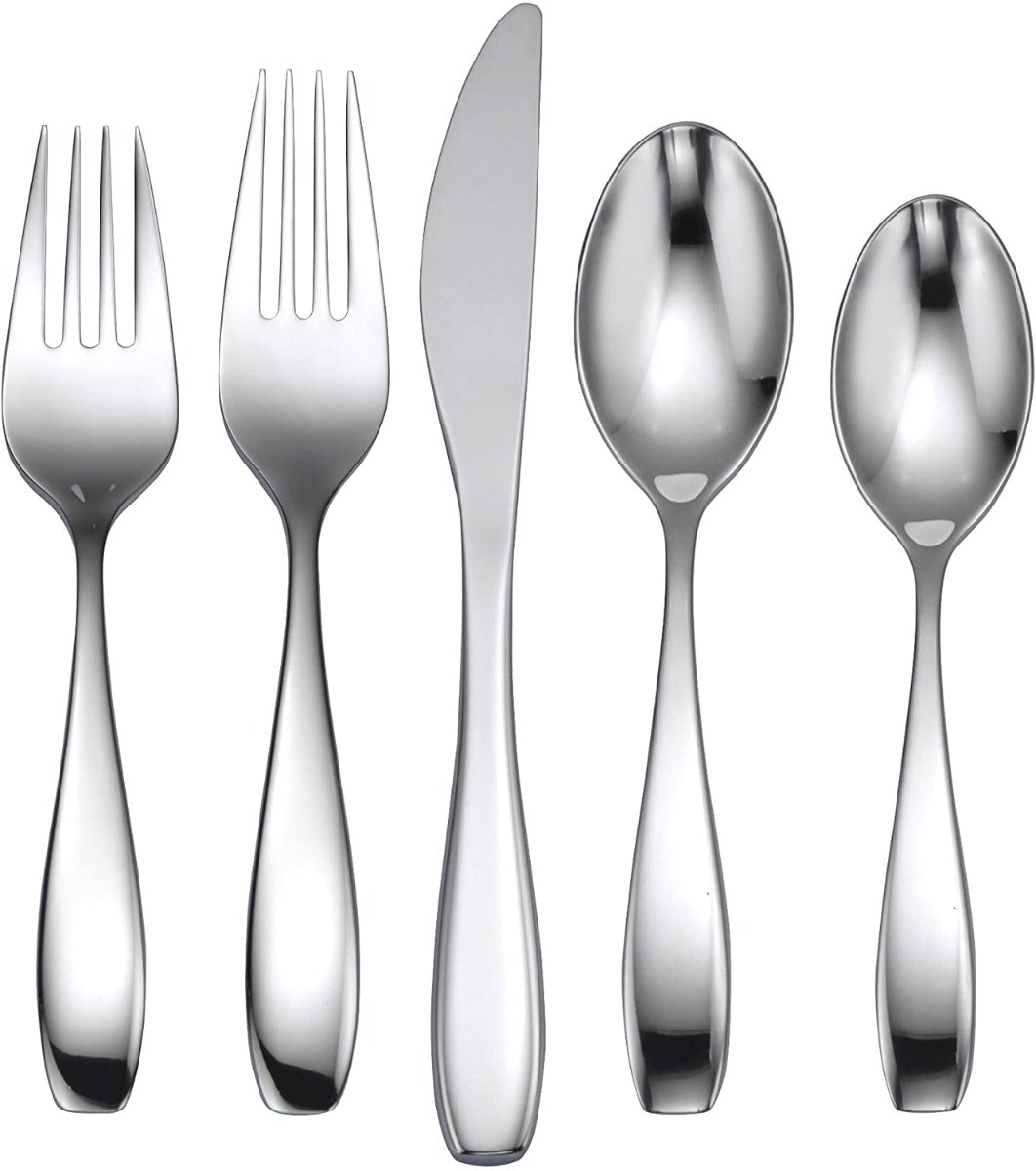 Oneida Stainless Steel Stratford 2-Piece Serving Spoon Set